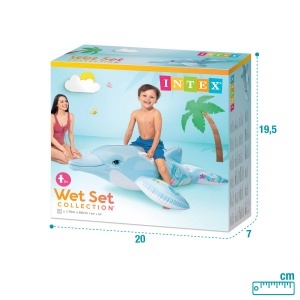 Delfin Gonflabil Intex 58535NP, 175x66 cm, Vinyl, 40 kg - Img 5