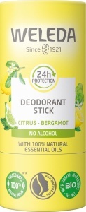 Deodorant Natural WELEDA Bio 24h Stick Citrus Bergamotte, 50g
