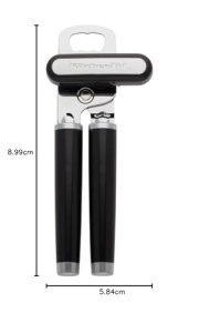 Deschizator de conserve si sticle KitchenAid Classic, otel inoxidabil, ergonomic - Img 8