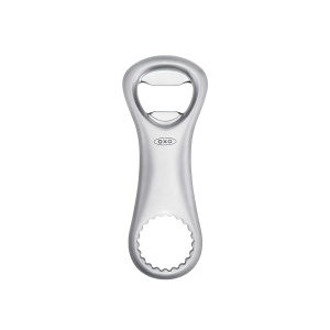 Deschizator de sticle OXO din zinc, cu doua fete, design elegant - Img 4