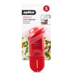 Deschizator manual de conserve Zyliss MagiCan, ergonomic, rosu - Img 6