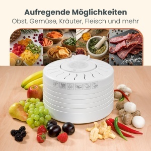 Deshidrator alimente Clatronic DR 2751, 3.5 kg, 250 W, alb - Img 3
