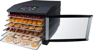 Deshidrator Steba ED 6, 6 tavi din inox, control electronic temperatura si timp