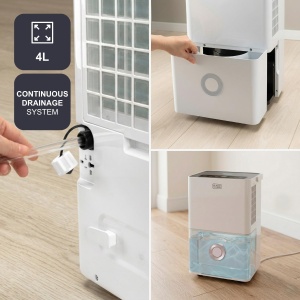 Deshumidificator BLACKDECKER BXDH20E, 20Lzi, HEPA 13, pentru spatii de 40 m - Img 4