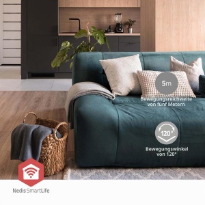 Detector de miscare NEDIS Smartlife Zigbee, 120 unghi, 5 m raza, alb - Img 3