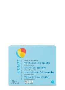 Detergent pentru rufe Sonett Color sensitiv, 1.2 kg, bio, fara parfum