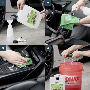 Detergent universal SONAX CleanStar 5 Litri - pentru interior auto, sticla si suprafete delicate - Img 4