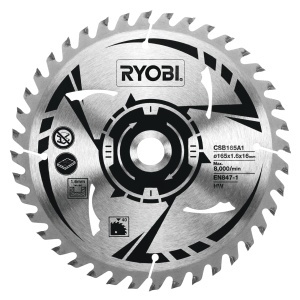 Disc Saw Blade Ryobi CSB165A1, 40 dinti, 16516 mm