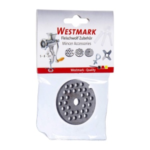 Disc Westmark pentru masina de tocat carne 97542260 diametru 45 mm otel argintiu - Img 4
