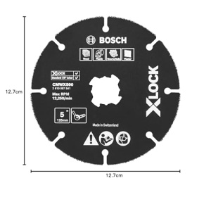 Disc X-Lock Bosch CMWX500 pentru taiere lemn si plastic 127 cm Carbura - Img 9