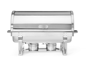 Dish cu mentinere calda HENDI Rolltop, 9L, inox 180, 590x340x400mm
