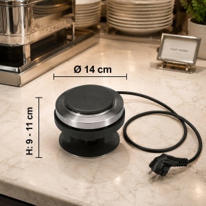 Dish incalzitor mobil APS 12299, 500 W, diametru 14 cm - Img 2