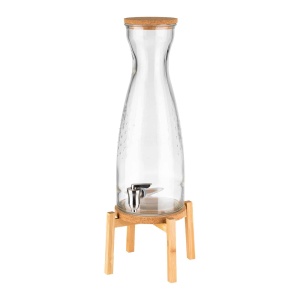 Dispenser Bauturi APS 10430 Fresh Wood, Capacitate 4.5 Litri, Sticla si Metal