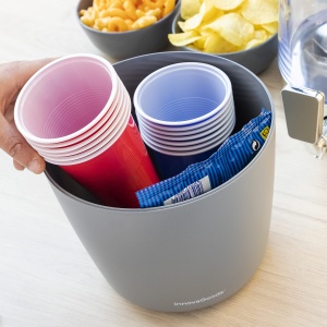 Dispenser bauturi InnovaGoods 4L, gri, cu racire, portabil - Img 8