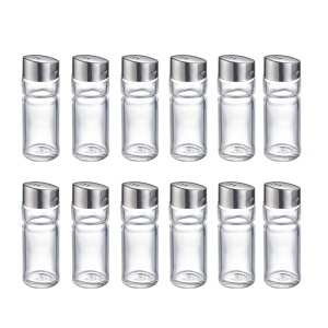 Dispenser condimente Westmark Wien, 12 buc, 40 ml, inoxtransparent