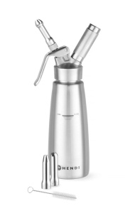 Dispenser de frisca HENDI cu 3 duze din otel inoxidabil, 0,5L, argintiu - Img 2