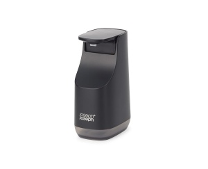 Dispenser de sapun Joseph Joseph Bathroom Slim, 350 ml, negru mat