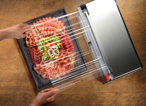 Dispenser Folie Jet-Cut INOX, 500m Frischhaltefolie si 70m Alufolie, 30cm - Img 6