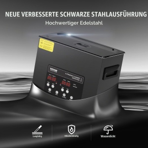 Dispozitiv de curatare cu ultrasunete VEVOR 6L, 180W, cu incalzire si timer - Img 5