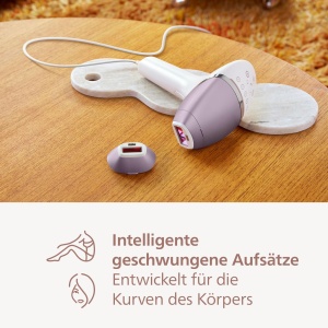 Dispozitiv de epilare Philips Lumea IPL seria 8000 - Dispozitiv de epilare cu tehnologie SenseIQ, 2 accesorii pentru corp si fata (Model BRI944/00) - Img 5
