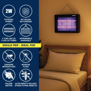 Dispozitiv de Insecte Beper P206ZAN050, UV-LED, 2000 V, pentru Interior - Img 2