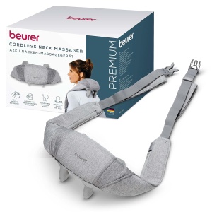 Dispozitiv de masaj Beurer MG 154, cu functie de caldura, 2 ore autonomie, 6 capete de masaj