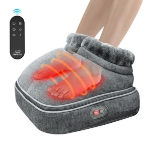 Dispozitiv de Masaj pentru Picioare Snailax, Electric, cu Functie de Calorifer, 2-in-1