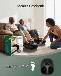 Dispozitiv de Masaj pentru Picioare Snailax, Shiatsu cu Calorifer, 3 Niveluri de Intensitate - Img 8