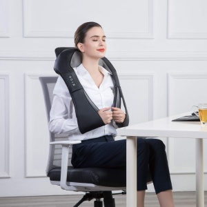 Dispozitiv de Masaj Shiatsu Snailax pentru Gat, Umeri si Spate cu Functie de Incalzire - Img 4