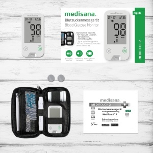 Dispozitiv de masurare a glicemiei Medisana MediTouch 2, 0.6 l, 480 rezultate - Img 3