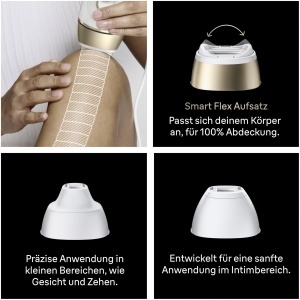 Dispozitiv IPL Braun Silkexpert Pro 5 PL5321, AlbGold, Tratament Epilare - Img 6