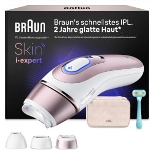 Dispozitiv IPL pentru indepartarea parului Braun Skin iexpert 7 PL7311, Rosegold