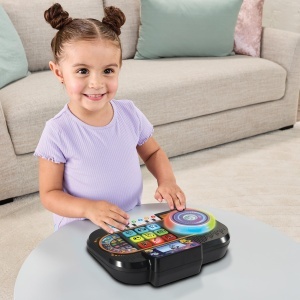 DJ Pult Interactiv VTech Mein Mini-Mischpult cu Turntable, 9 Melodii, 3-7 Ani - Img 3