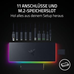 Dock Thunderbolt 5 Razer Chroma, 10 porturi, 140W, negru - Img 4