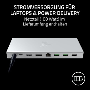 Docking Station Razer USB 4 - 14 Porturi, Suport Dual Display, Incapere Laptop 180W - Img 5