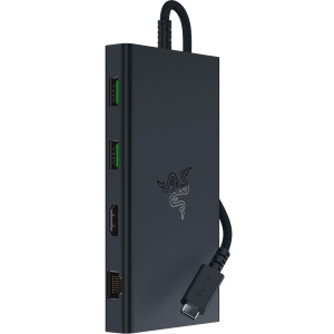 Docking Station Razer USB-C - 11 porturi, HDMI 4K, Gigabit Ethernet, Negru