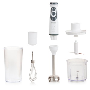 DOMO DO1089M Set mixer 3 in 1 600 W inkl. Messbecher weiss/grau - Img 5