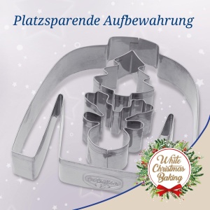 Dr Oetker Set 3 Forme de Decupat Ugly Christmas Sweater Inox Rezistent - Img 5