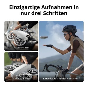 Drona Mini DJI Neo Fly More Combo, 4K UHD, 135g, 3 acumulatori - Img 2