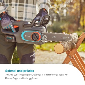 Drujba cu acumulator Gardena PowerSaw 25018V 18V motor fara perii lama 25 cm - Img 2