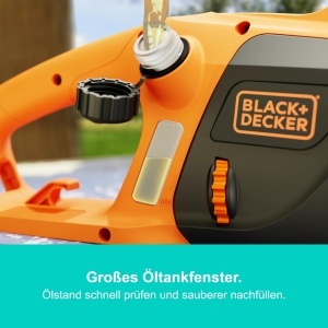 Drujba electrica BLACKDECKER BECS2040-Q, 2000 W, 40 cm, cu sistem de lubrifiere automata - Img 8