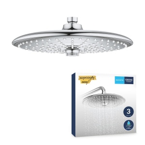 Dus cu apa economica GROHE Vitalio Joy 260, 3 tipuri de jet, crom