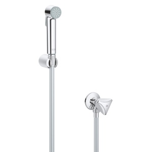 Dus cu sistem de prindere GROHE Tempesta-F, cu supapa de inchidere, 1 tip de jet