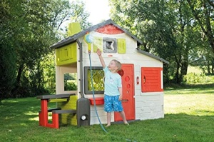 Dus de gradina Smoby 3-in-1, albastru si verde, pentru copii de la 2 ani - Img 4