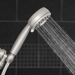 Dus de mana de inalta presiune Waterpik cu furtun, masaj PowerPulse, 7 moduri, nichel periat, XPB-769ME - Img 7
