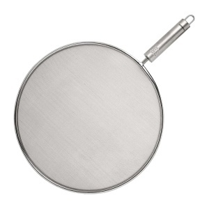 Ecran de protectie Fackelmann Opal 29cm, inox, design fin, usor de curatat