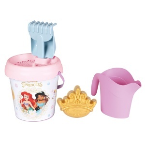 Eimer de Plaja Disney Princess cu Jucarii - 17 cm, pentru copii peste 18 luni