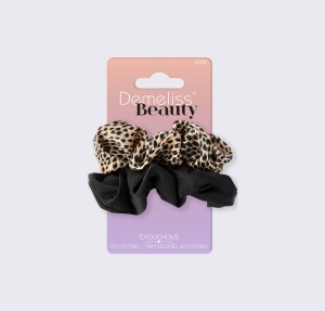 Elastic de par Demeliss Beauty, 2 bucati, diametru mare, culori moderne - Img 2