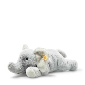 Elefant de Plus Elna 28 cm - Steiff - Gri, Spalabil, Moale