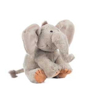 Elefant Plush Schaffer 4232, 19 cm, Culoare gri, Jucarie moale